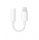 Apple iPhone 7 / 8 / X. lightning 8pin - 3,5mm jack átalakító adapter ( A1749 ) MMX62ZM/A