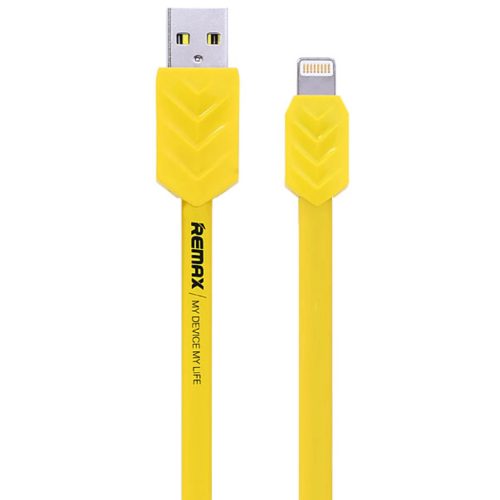 Adatkábel Apple iPhone 5 / 6 / 6S / SE / 7 és iPad Air / Mini lightning sárga