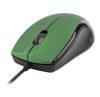 Astrum MU110 fekete - zöld USB optikai egér