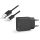 Hálózati töltő Sony USB Type-C 1800mAh fekete ( UCH10 + UCB20 ) gyorstöltés támogatás