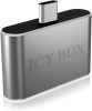RaidSonic IcyBox USB Type-C - 2xUSB 2.0 Type-A átalakító IB-HUB1201-C