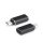 Univerzális Micro USB / USB Type-C átalakító adapter fekete