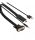 Astrum DA460 HDMI apa - VGA apa / 3,5MM jack audio / Micro USB all in one audio - video adapter