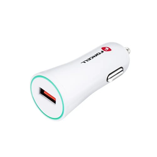 Autós töltő USB 2,4A Quick Charge 3.0 technológia gyorstöltés támogatás FORCELL