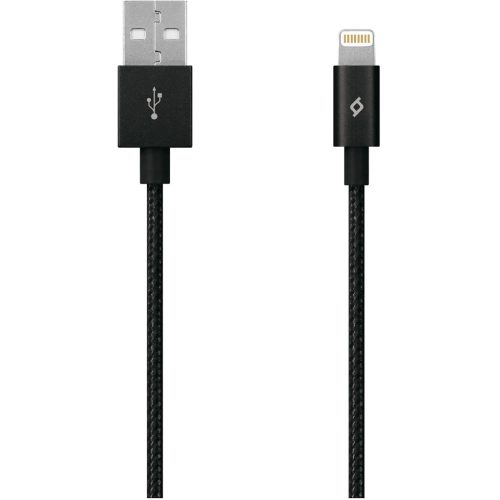Adatkábel Apple iPhone 8pin lightning fekete 120cm MFI engedéllyel TTEC
