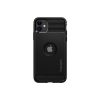 Kemény hátlap Apple iPhone 11 ( 6,1" )  Rugged Armor Spigen SPG matt fekete ütésálló