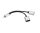 Apple iPhone 7 / 8 / X. lightning - 2x lightning elosztó adapter ezüst/fekete