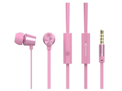 Headset sztereo univerzális 3,5mm rózsaarany SWISSTEN DYNAMIC YS500