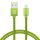 Adatkábel Apple iPhone 8pin lightning 1,2m szövethálós zöld SWISSTEN