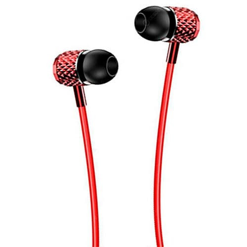 Headset sztereo univerzális USAMS EP-38 3,5mm jack piros