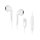 Headset sztereo univerzális lightning Apple iPhone EARPODS design fehér