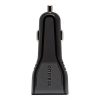 Autós töltő 1xUSB 5V 2,4A 12W 1xType-C 5V 3A 15W gyorstöltés fekete OtterBox