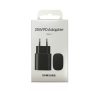 Hálózati töltő Samsung USB Type-C 25W fekete ( EP-TA800EBE / TA800NBEGWW ) gyorstöltés