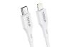 Adatkábel Apple USB Type-C / 8pin lightning 20W PD 1m fehér YOOUP L03