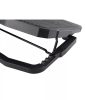 Astrum Laptop hűtő 4 ventillátorral 17"-ig fekete CP200