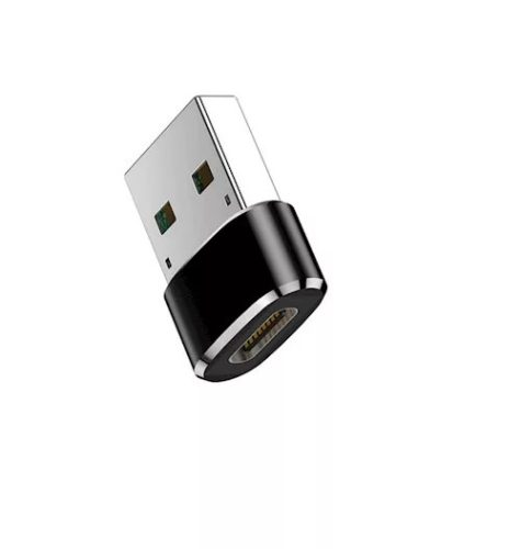 Univerzális USB / USB Type-C anya átalakító adapter fekete