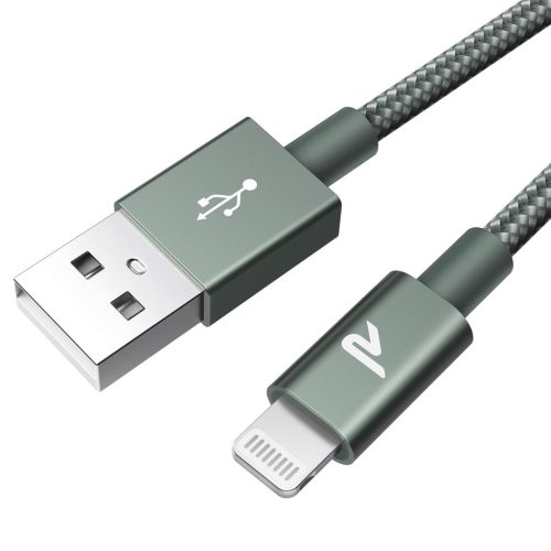 Adatkábel Apple 8pin lightning MFi 1m zöld Rampow RAB13