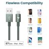 Adatkábel Apple 8pin lightning MFi 1m zöld Rampow RAB13