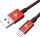 Adatkábel Apple 8pin lightning MFi 2m piros-fekete Rampow RAB08