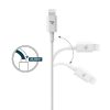 Adatkábel Apple 8pin lightning MFi 3m fehér Rampow RAB09