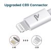 Adatkábel Apple 8pin lightning MFi 3m fehér Rampow RAB09