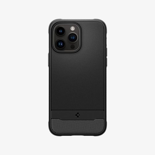Kemény hátlap Apple iPhone 14 Pro Max ( 6,7" )  Rugged Armor Spigen SPG Magsafe matt fekete ütésálló