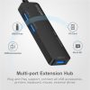Astrum UH030  HUB Type-C + USB 3.0 2db + USB 2.0 1db + SD/TF fekete