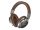 Bluetooth sztereo fejhallgató mikrofonnal, 3,5mm jack, IPx3 Swissten Jumbo barna