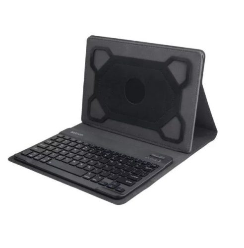 Astrum univerzális tablet tok Bluetooth 3.0 billentyűzettel 9/10" fekete, Android/iOS kompatib TB130