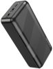 Külső akku univerzális 30000mAh fekete Borofone PINDAR BJ27B