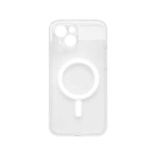 Szilikon tok Apple iPhone 15 ( 6,1" ) MagSafe támogatással átlátszó