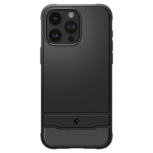 Kemény hátlap Apple iPhone 15 Pro Max ( 6,7" )  Rugged Armor Spigen SPG Magsafe matt fekete ütésálló