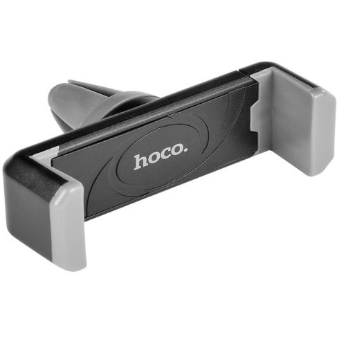Hoco HOC0156 CPH01 univerzális fekete szellőzőrácsba illeszthető autós telefon tartó