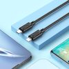 Adatkábel Apple USB Type-C / 8pin lightning 20W PD 1m fekete hoco. X88