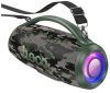 hoco. HA4 Surge hordozható Bluetooth hangszóró FM rádióval, karpánttal, USB, AUX, 2x20W, terepmintás