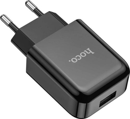 hoco. N2 univerzális hálózati töltő USB adapter 2.1A fehér / fekete