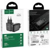 hoco. N2 univerzális hálózati töltő USB adapter 2.1A fehér / fekete