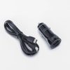 Autós töltő Type-C 25W PD + USB Quick charge 3.0 Type-C - Type-C kábellel fekete BLUE STAR