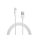 Adatkábel Apple iPhone 5 / 6 / 6S / SE / 7 és iPad Air / Mini lightning fehér (MD818ZM/A)