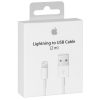 Adatkábel Apple iPhone 5 / 6 / 6S / SE / 7 és iPad Air / Mini lightning fehér (MD818ZM/A)
