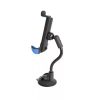 Astrum SH520 gumibevonatos autós okos tartó 6" 130mm 360 fokban forgatható fekete/kék