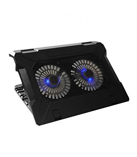 Astrum Gaming Laptop hűtő 2 nagy ventillátorral 17" fekete CP210