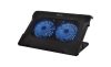 Astrum Gaming Laptop hűtő 2 nagy ventillátorral 17" fekete CP210