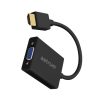 Astrum DA450 HDMI - VGA + Audio Converter adapter fekete (aktív)
