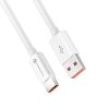 Adatkábel univerzális USB - Type-C 1m 60W fehér FORCELL F-ENERGY C336